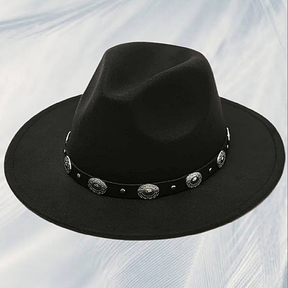 PANAMA STYLE WESTERN COWBOY HAT - Picture 1 of 3